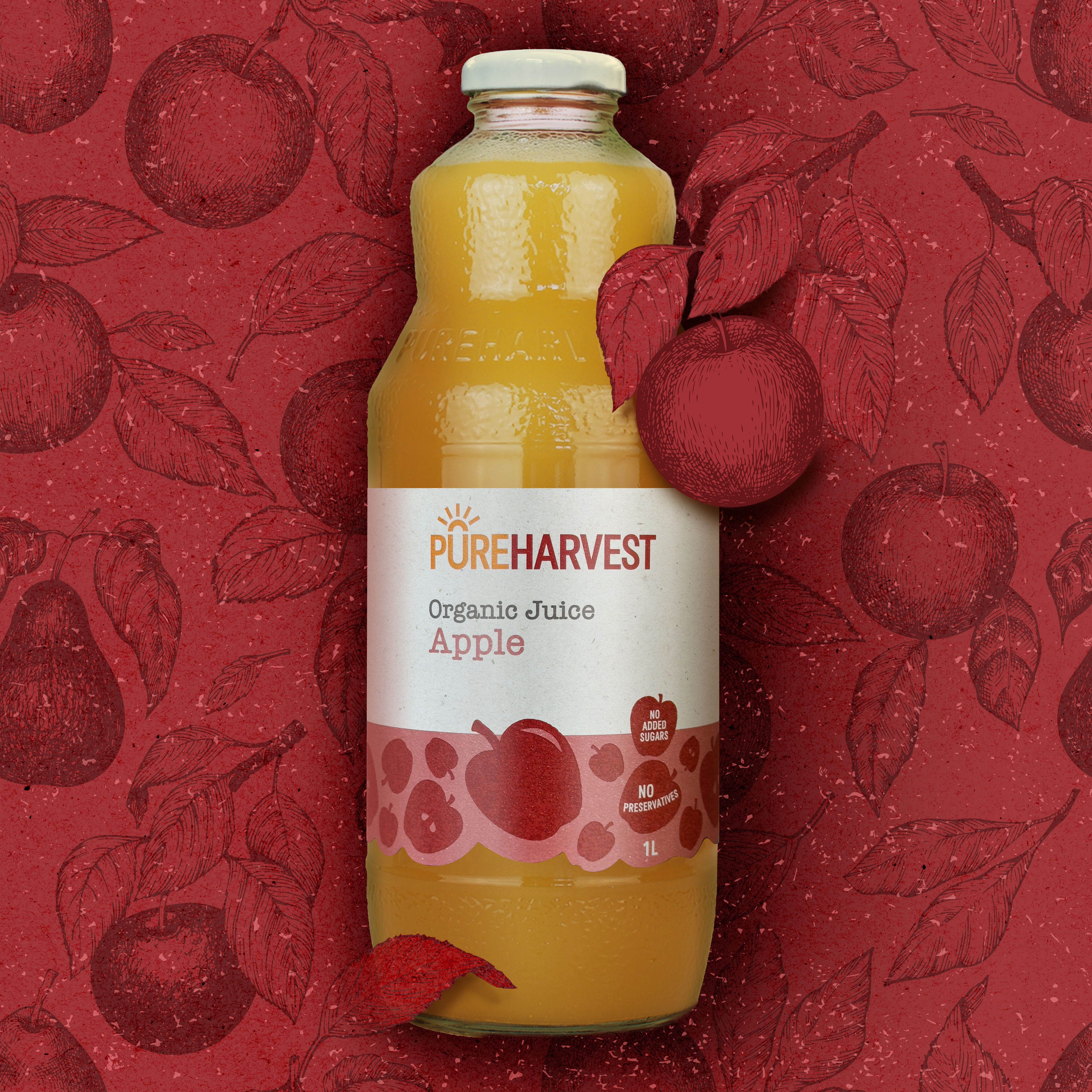 Energi-Packaging-Design-Pure Harvest-Organic-Juice-Apple