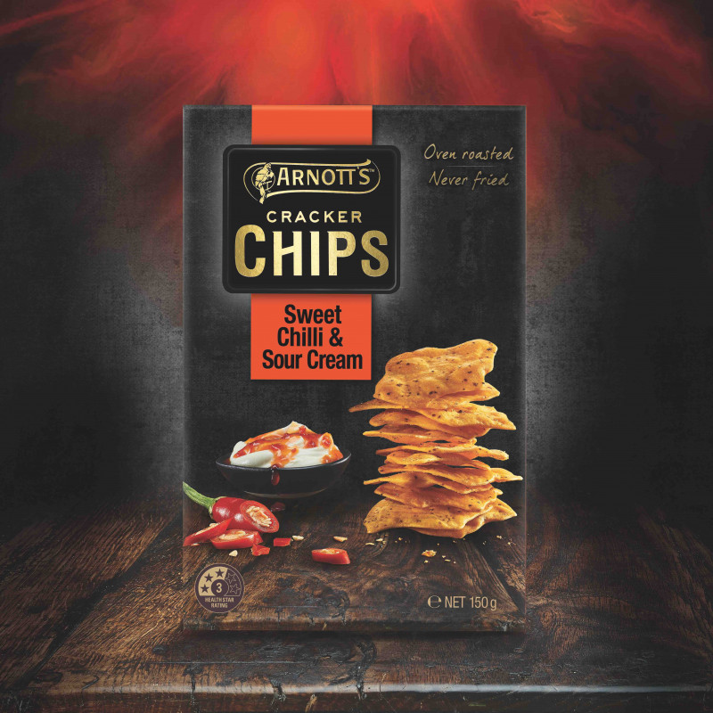 New premium Arnotts cracker chips offering – YUM