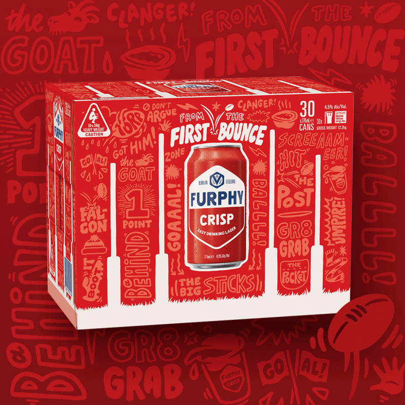 Energi Design Packaging-Furphy Crisp Lager-AFL Promotion Carton